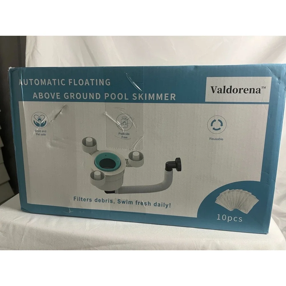 Valdorena Automatic Floating Turquoise Above Ground Pool NEW